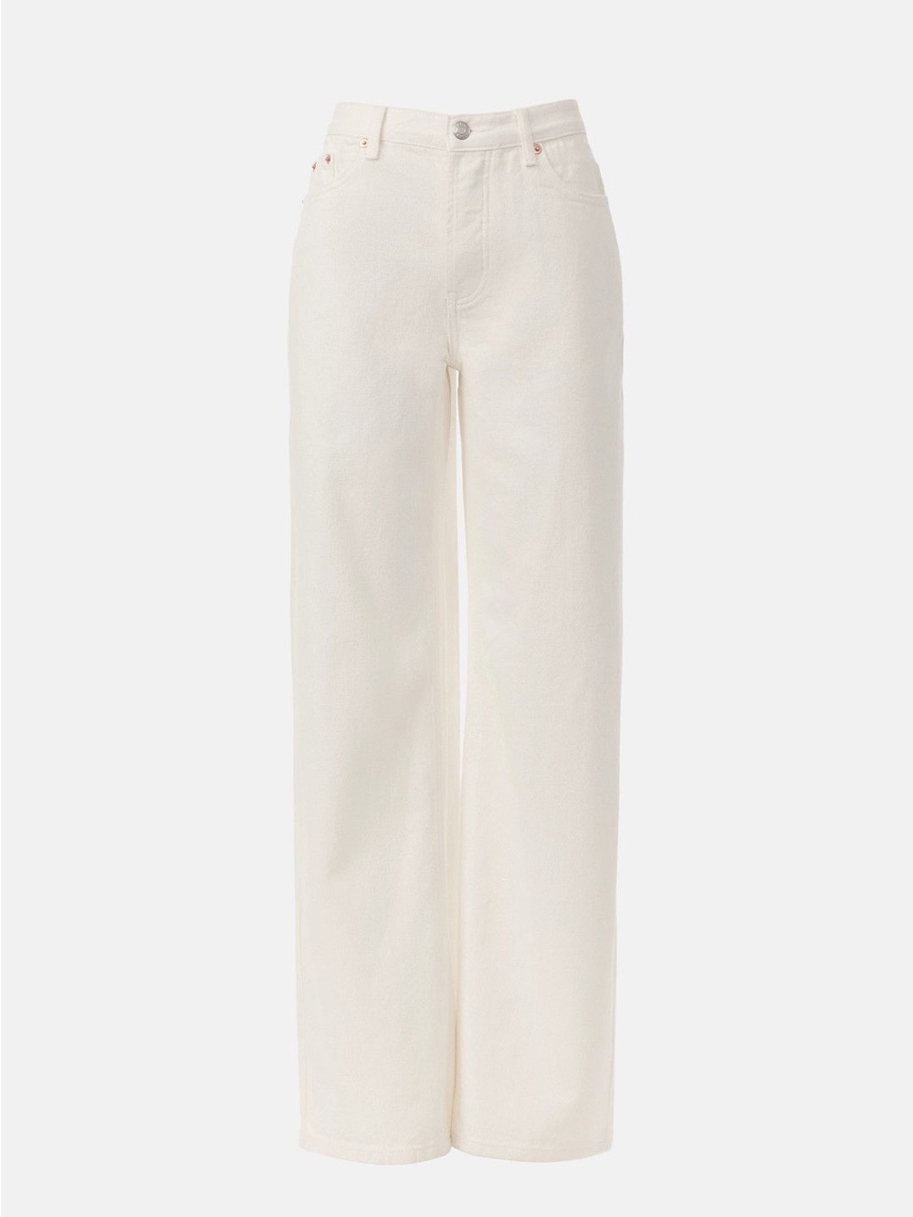 PARKE jeans Women's Wide Leg Jeans in Off-White